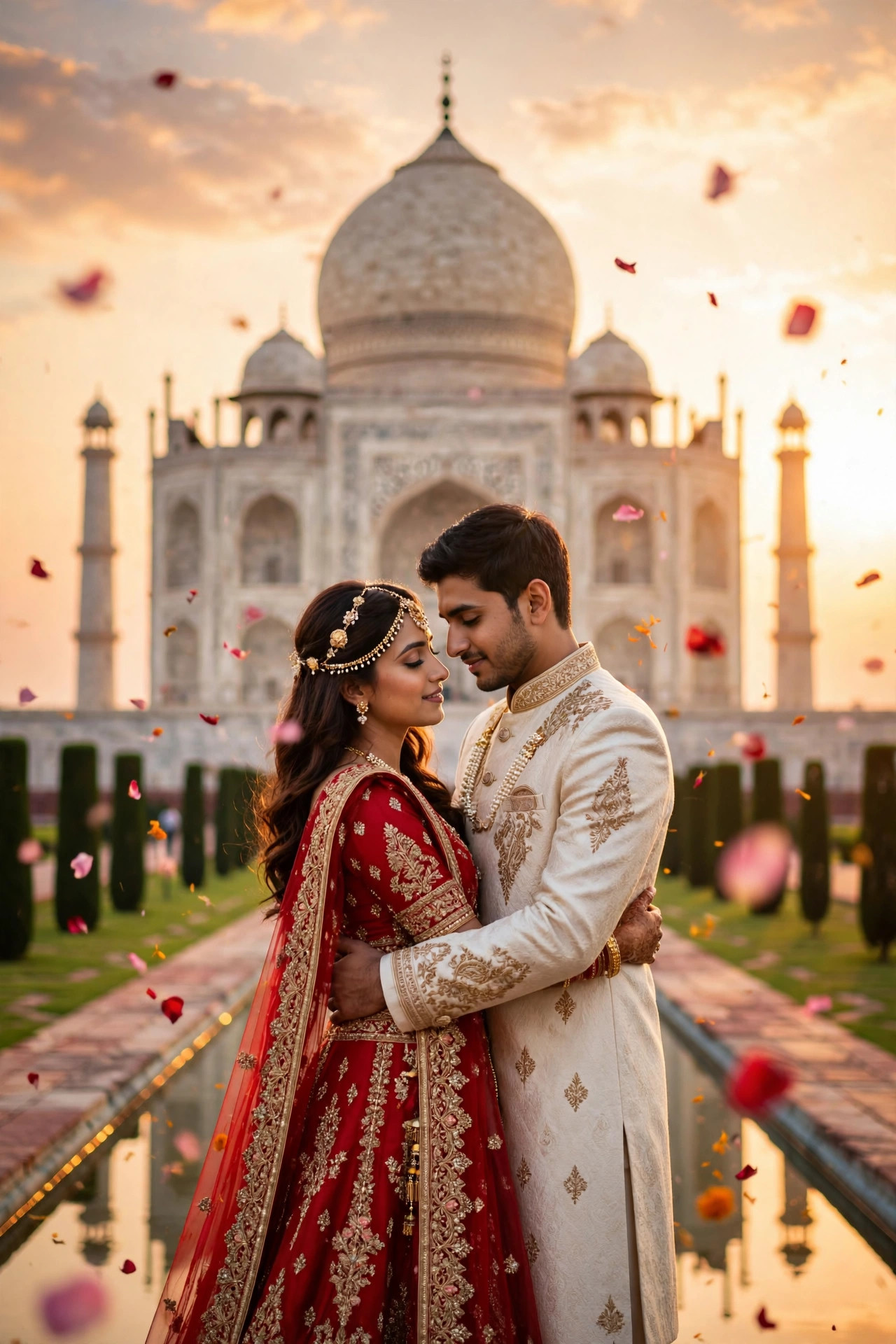 AI Pre-Wedding Photoshoot example