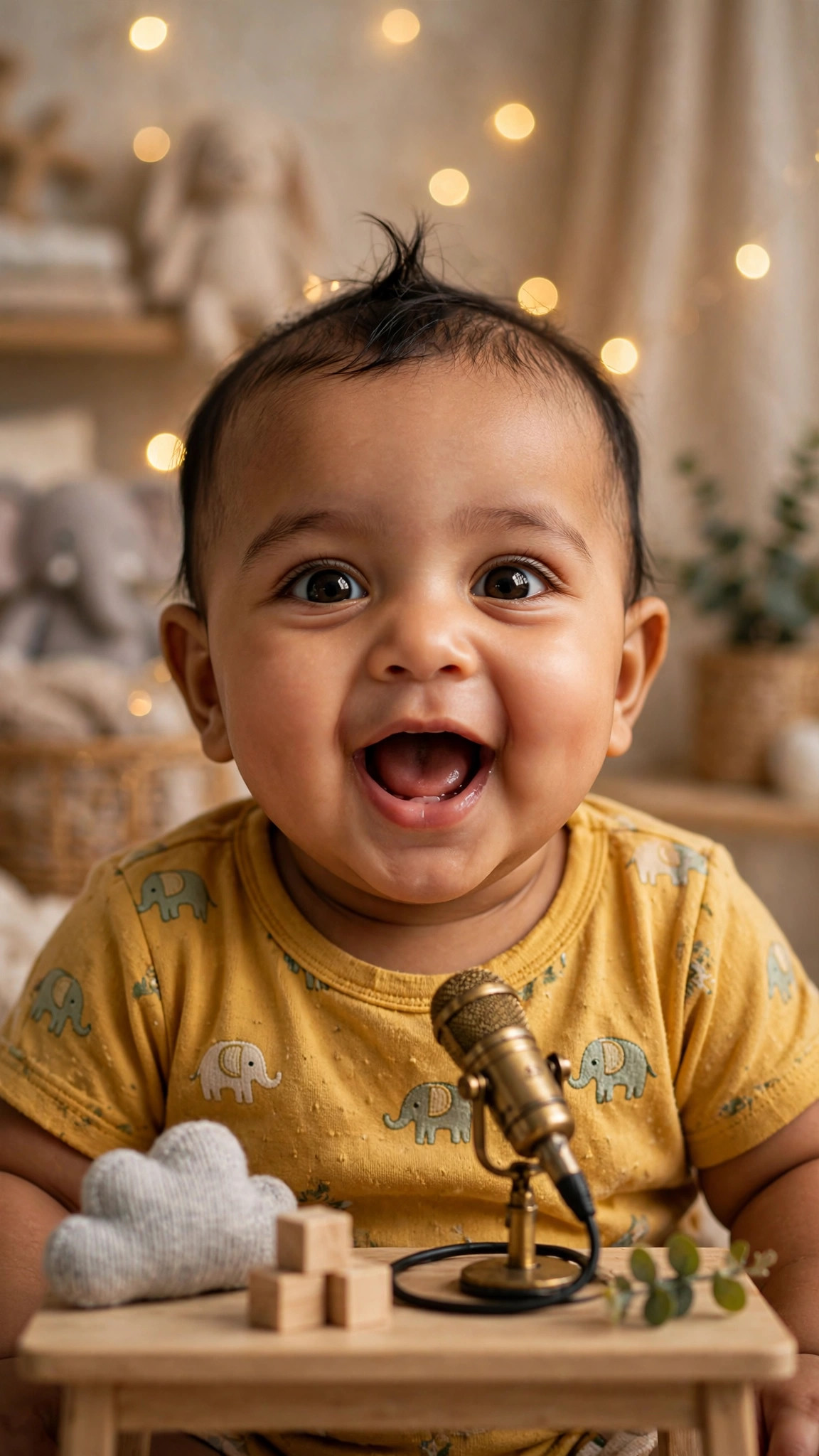 AI talking baby video example frame