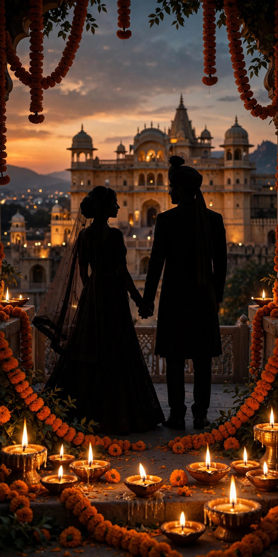 AI wedding invitation video example frame