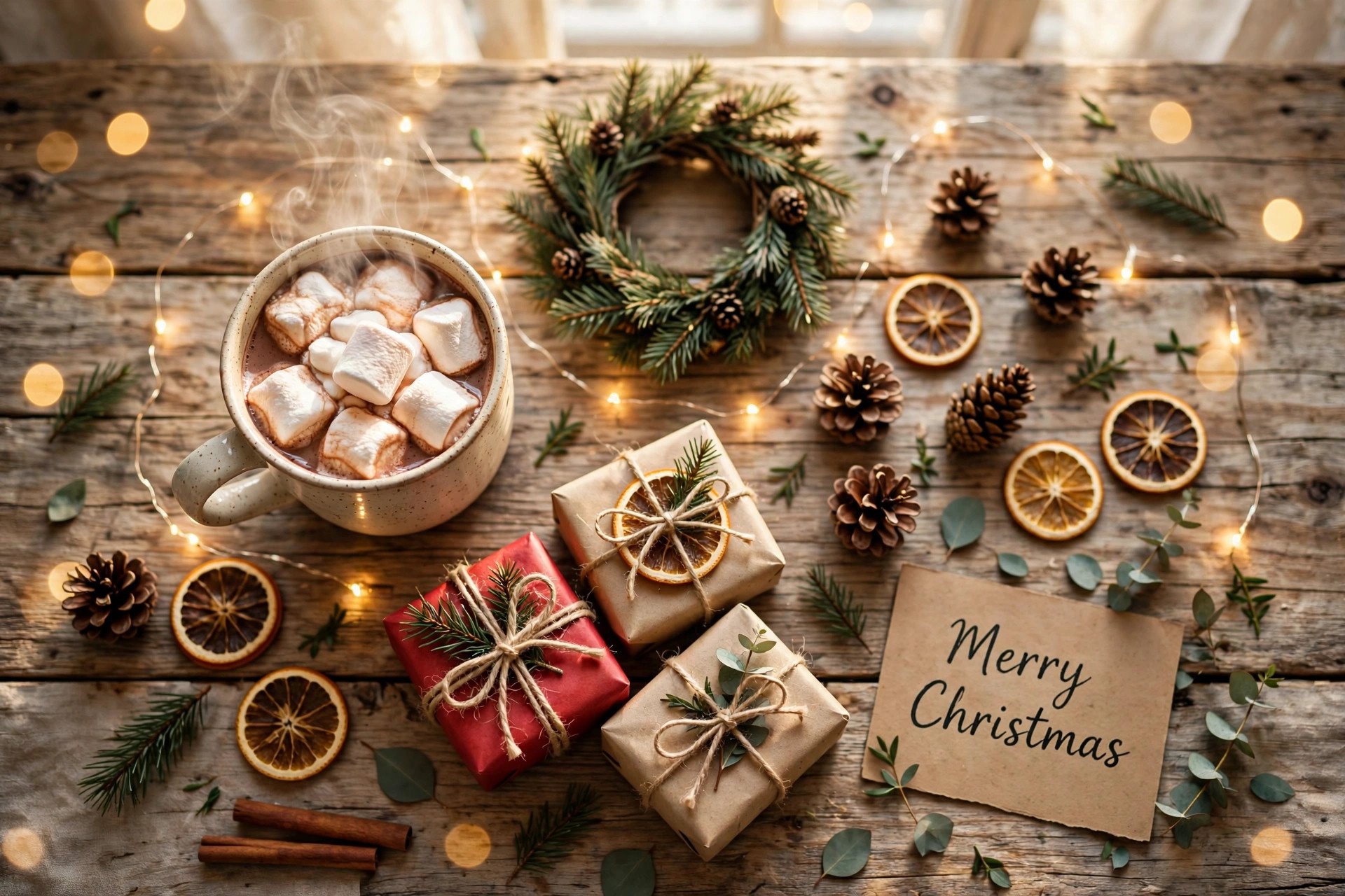 Christmas Aesthetic Flat-Lay example output