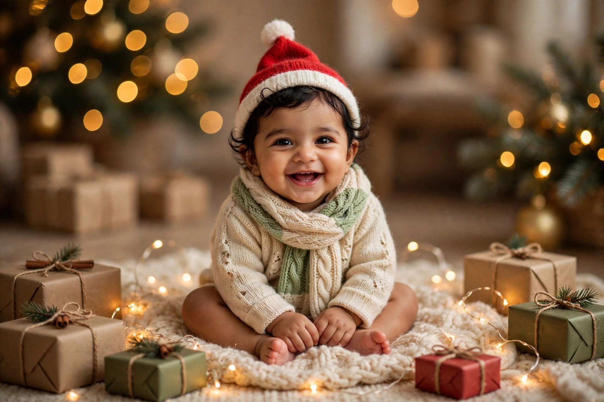 Christmas Santa Baby Photo example