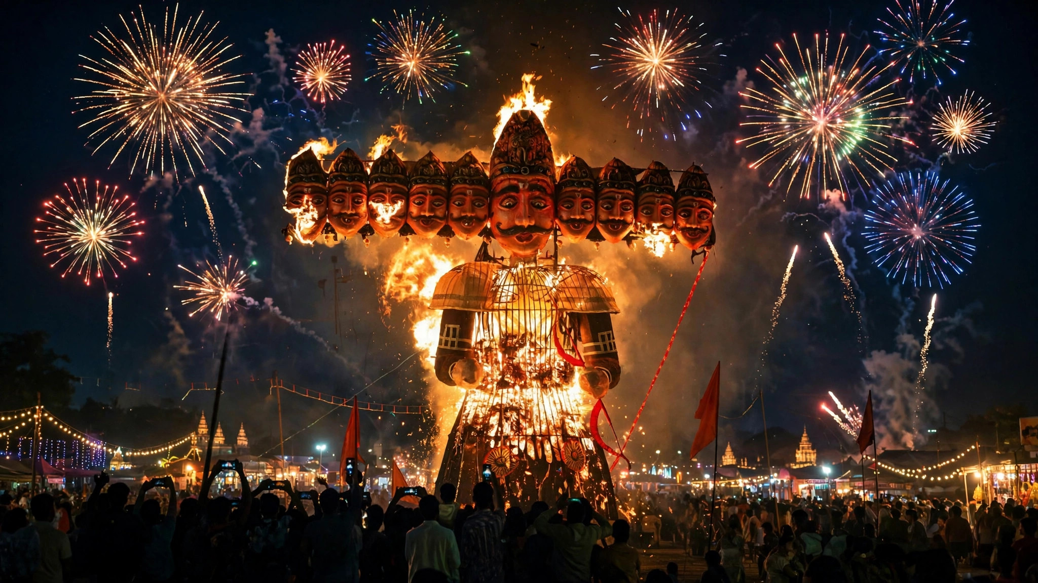 Dussehra Ravan Dahan Photo example output