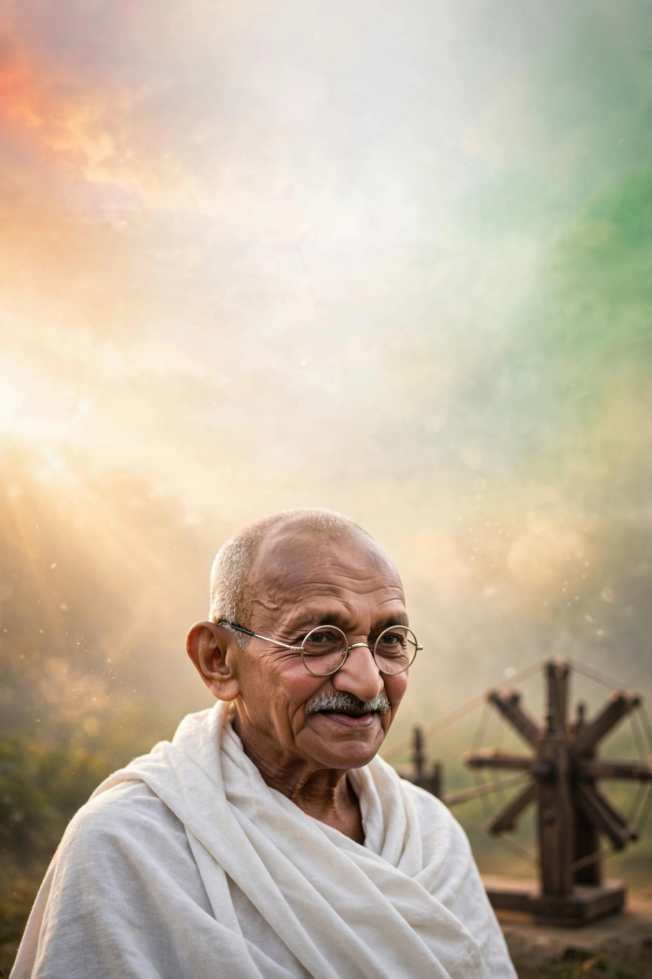 Gandhi Jayanti Wish Poster example output