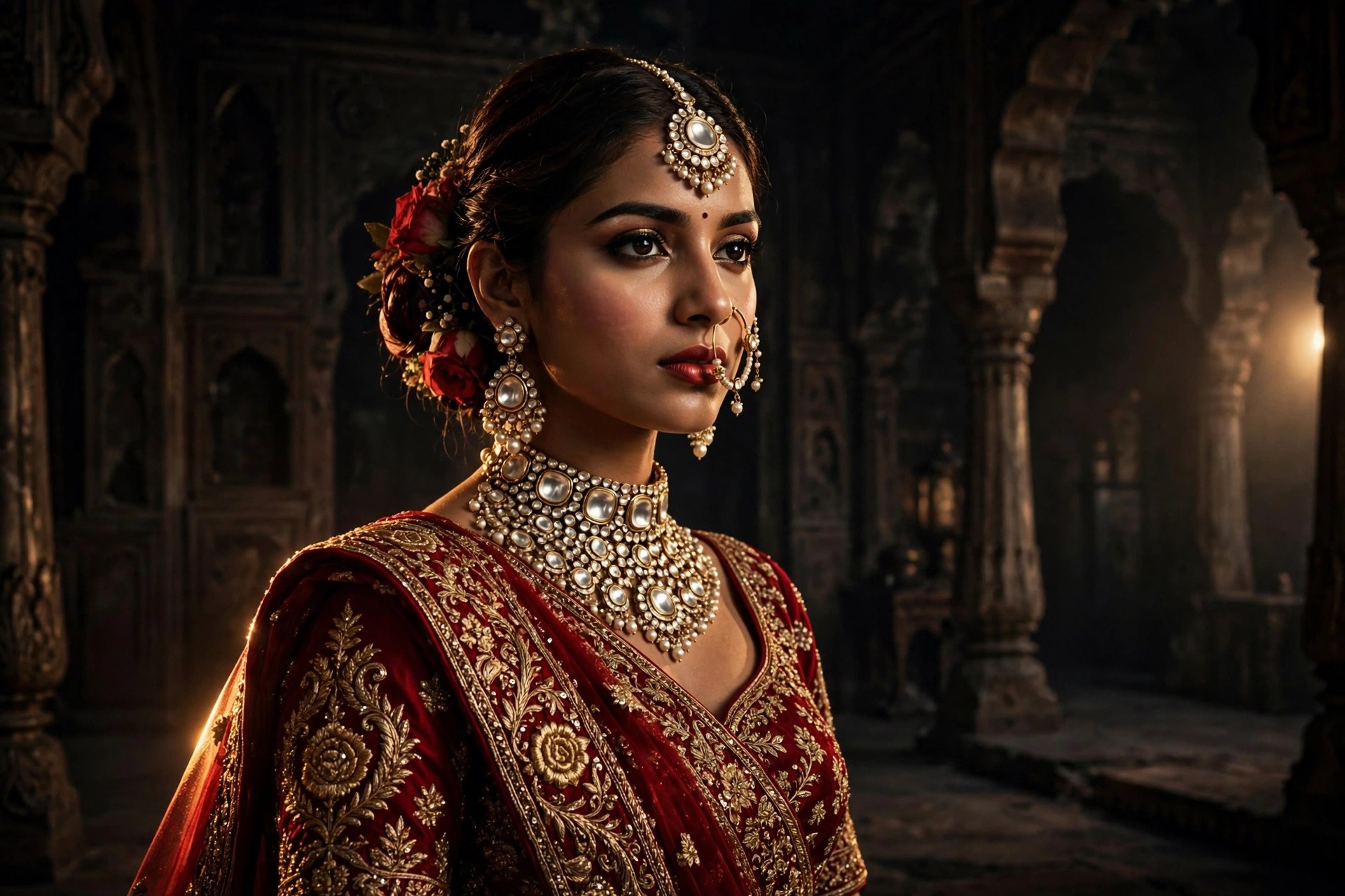Indian Bridal Solo Portrait example