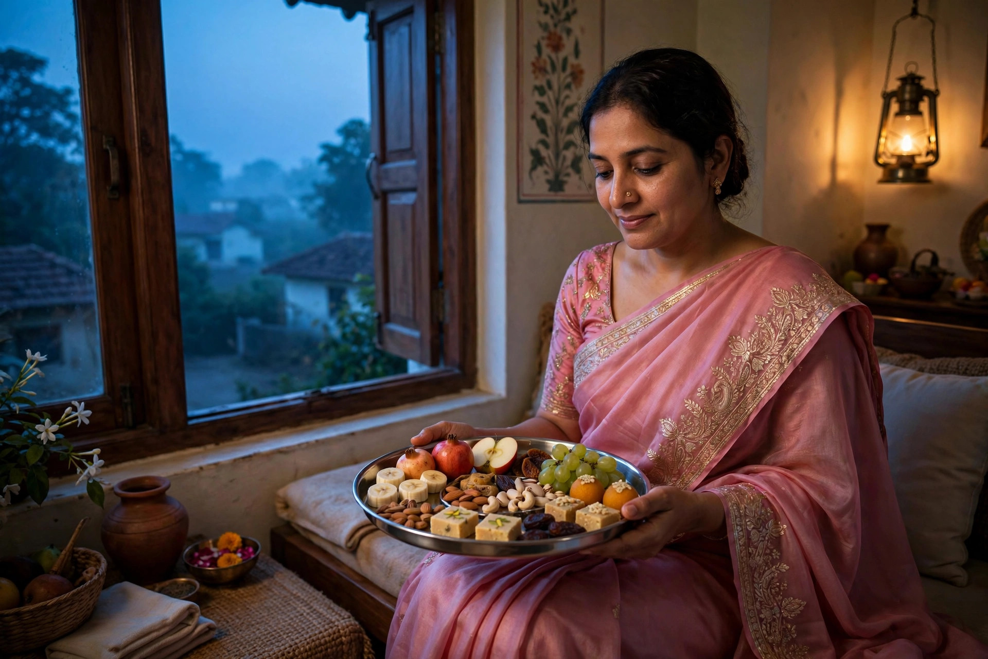 Karva Chauth Sargi Morning Photo example