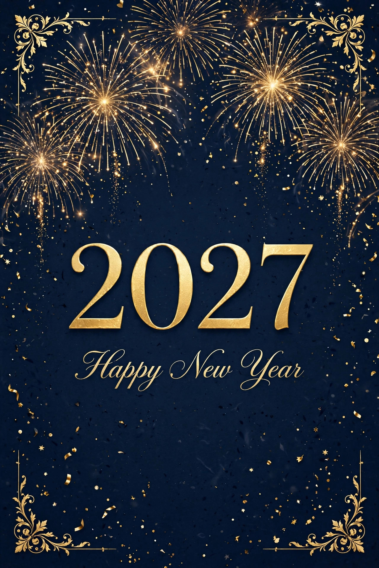 New Year Greeting Card example