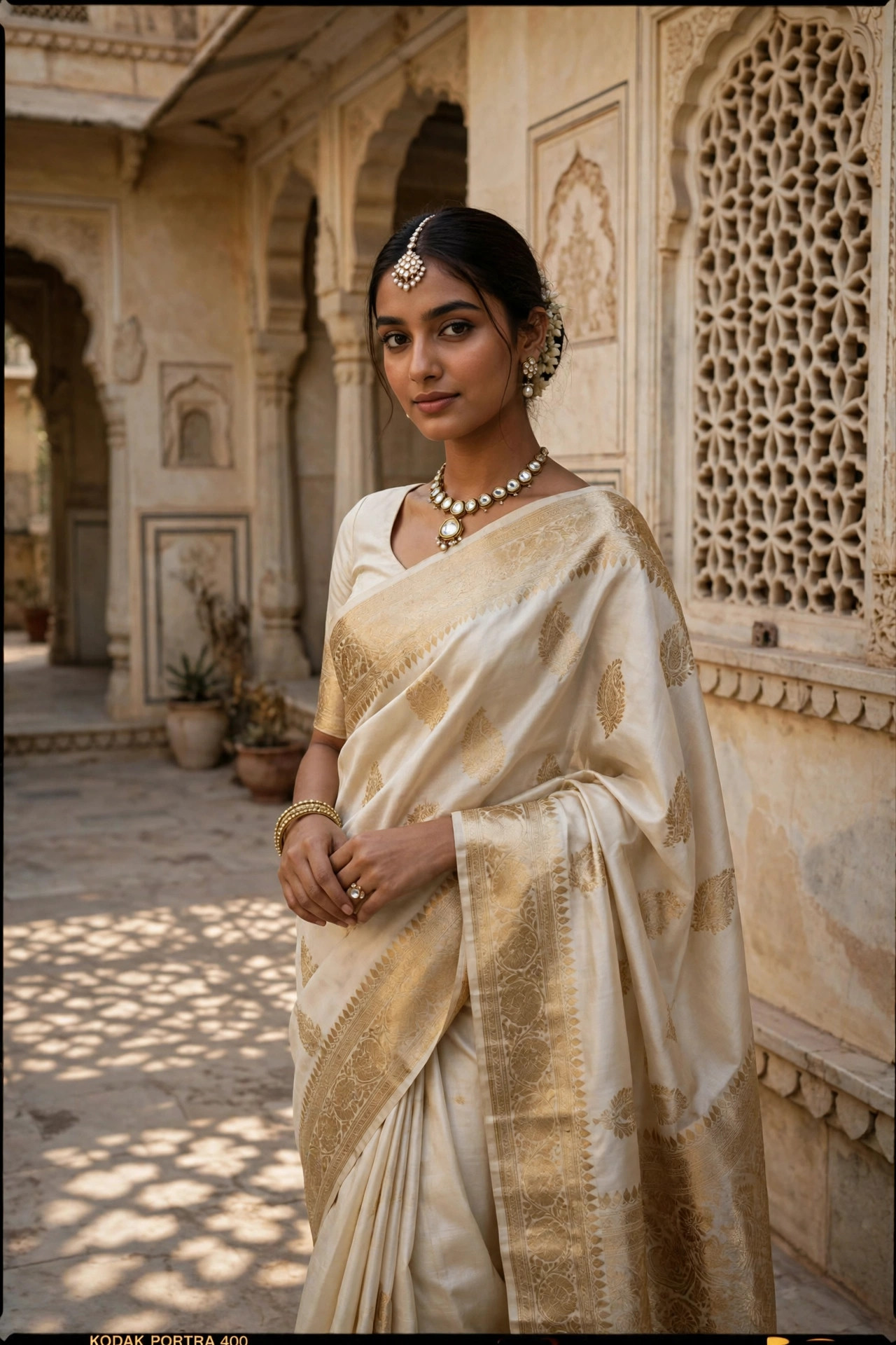 Old Money Royal Portrait Indian heritage example output